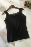 Lace Trim Tank Top
