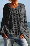 Open-Knit Sweater for Breezy Days