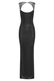 Elegant Sheer Evening Gown