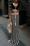 Stylish Knit Skirt Set