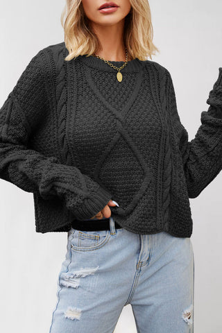 Classic Cable-Knit Sweater