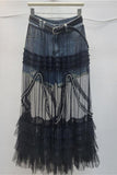 Layered Lace Maxi Skirt