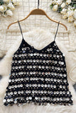 Sequin Embellished Tank Top