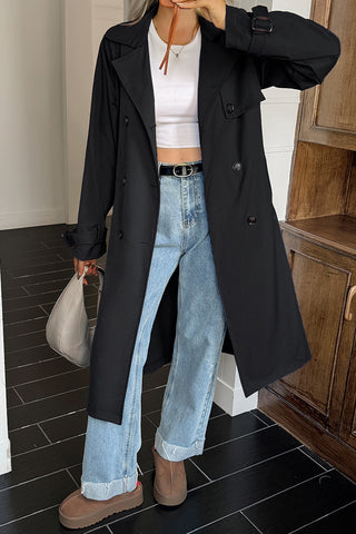 Classic Double-Breasted Trench Coat