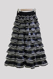Tiered Ruffle Maxi Skirt