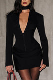 Stylish Ruched Casual Dress