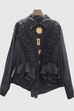 Ruffled Embellished Blouse
