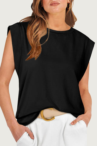 Relaxed Fit Sleeveless Top
