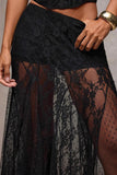 Elegant Lace Maxi Skirt