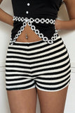 Striped Casual Shorts