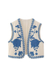 Floral Bohemian Vest