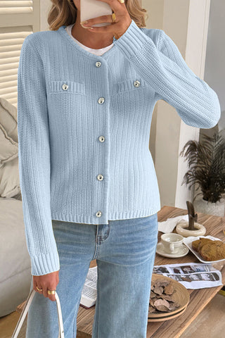 Elegant Button-Up Cardigan