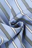 Striped Drawstring Casual Pants