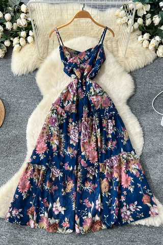 Floral Tiered Casual Dress