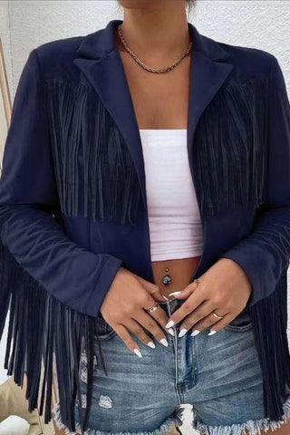 Fringe Detail Blazer