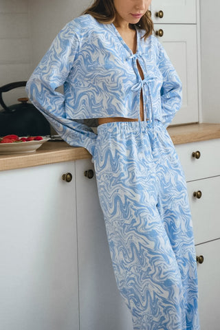 Tie-Front Two-Piece Lounge Set