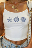 Beach-Inspired Graphic Tank Top