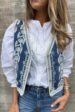 Lace Accent Vest