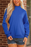 Relaxed Fit High-Neck Sweatshirt