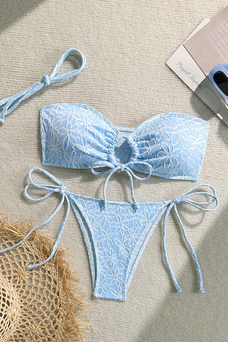 Floral Lace Bikini Set