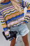 Vibrant Multi-Pattern Sweater