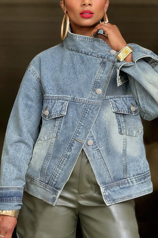 Chic Oversized Denim Jacket