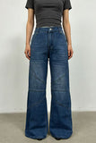 Stylish Wide-Leg Straight Jeans