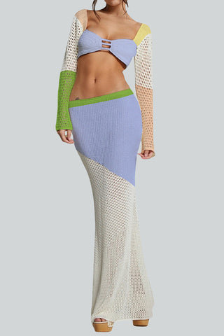 Crochet Skirt Set