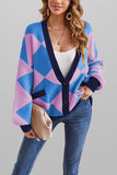 Geometric Patterned Cardigan