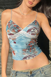 Lace-Trim Floral Camisole