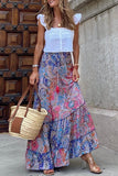Boho Paisley Maxi Skirt