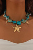 Seashell Charm Statement Necklace