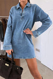Easy Chic Denim Shirt Dress