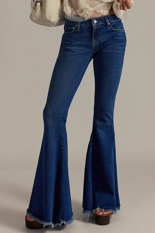 Stylish Wide-Leg Flare Jeans