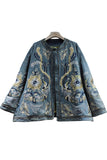 Patterned Denim Jacket