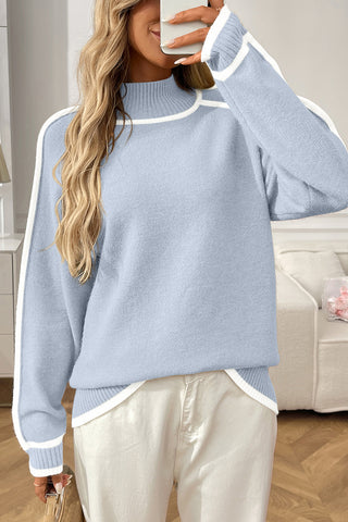 Classic Mock-Neck Sweater