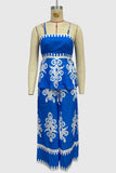 Boho Print Smocked Tank and Pants Set