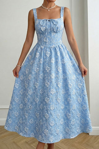 Floral Detail Midi Dress