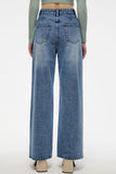 High Waist Straight Jeans