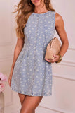 Sleeveless Denim Mini Dress