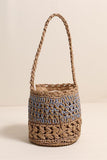 Stylish Woven Bucket Bag