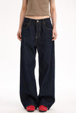 Classic Wide-Leg Straight Jeans