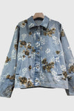 Floral Embellished Denim Jacket
