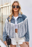 Fringe Denim Jacket