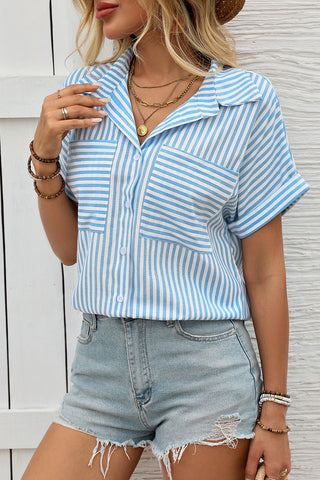 Striped Short Sleeve Shirt