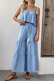 Strappy Two-Piece Pant Set