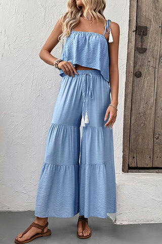 Strappy Two-Piece Pant Set