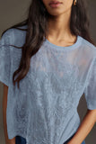 Floral Lace Sheer T-Shirt