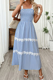Striped Sleeveless Casual Dress