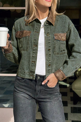 Classic Button Denim Jacket